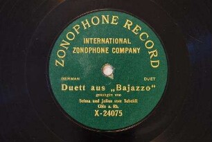 Duett aus "Bajazzo" / [Ruggiero Leoncavallo]