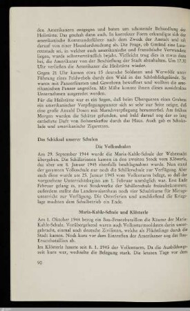 Maria-Kahle-Schule und Klösterle
