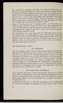 Maria-Kahle-Schule und Klösterle