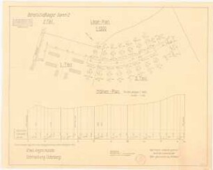 Grünflächen am Bereitschaftslager der Sprengchemie, Oderberg: Bereitschaftslager Damm 2: Vermessung Lageplan und Höhenplan 1:1000