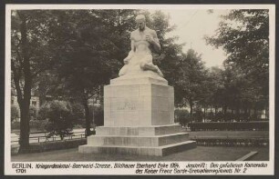 Ansichtskarte Kriegsdenkmal Baerwaldstraße
