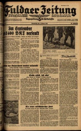 Ausgabe vom Donnerstag, den 02. Oktober 1941.