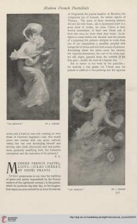 23.1904 =Nr. 93: Modern French pastellists : Jules Chéret