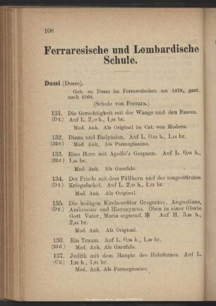 Ferraresische und Lombardische Schule.