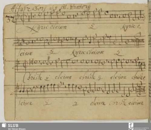 [Praetorius, Michael:] Missa