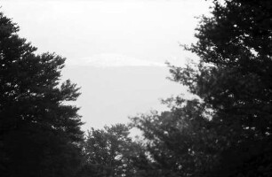 Schauinsland: Feldberg mit Schnee; vom Schauinsland aus