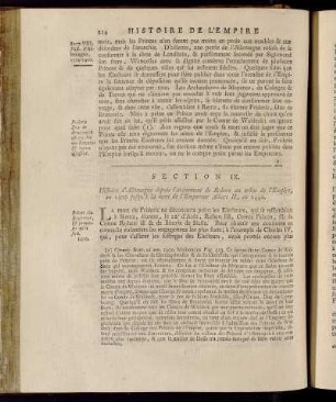 Section IX. Hist. d´Alemagne, 1400 - 1440.