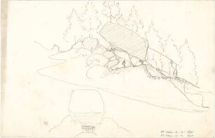 Thiersch, August ; Bauaufnahmen (deutsche Bauernhäuser u.a.) - Grotte (Ansicht)