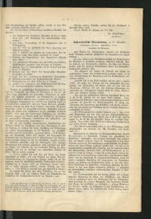 Außerordentliche Versammlung am 19. November