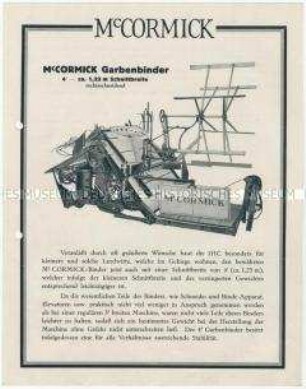 Mähbinder
