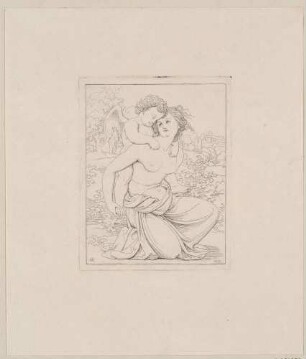 Fantasien, Blatt 4: Amor und das Mädchen (Die überlistete Nymphe)