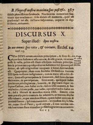 387-396, Discursus X