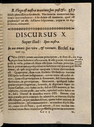 387-396, Discursus X
