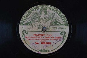 Falstaff : Quand ' ero paggio / (Verdi)