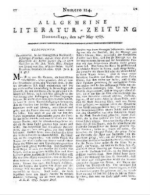 Möser, J.: Patriotische Phantasien.2. Aufl. T. 4. Hrsg. v. J. W. J. v. Voigt, geb. Möser. Berlin: Nicolai 1786
