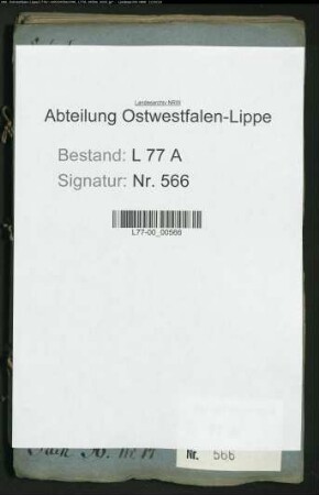 Beschwerde des Wortwahrers Ludwig Wippermann gegen den Magistrat zu Lemgo wegen unterbliebener Wiederwahl als Wortwahrer der Gemeinheit, Bd. 1