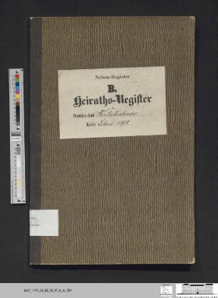 Heiratsregister Güldendorf 1898