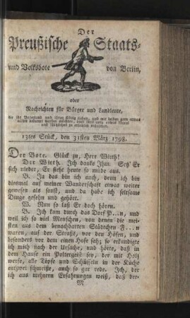 13tes Stück, den 31sten März 1798
