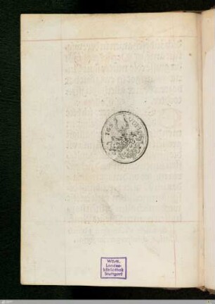 Stempel mit Wappen