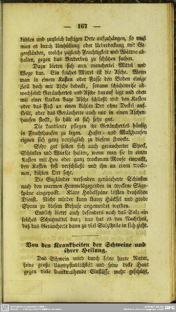 Von den Krankheiten der Schweine und ihrer Heilung