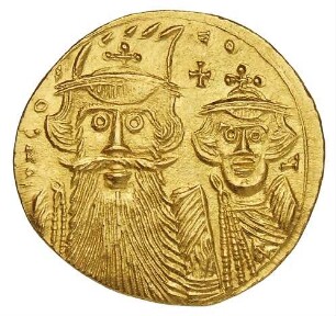 Byzanz: Constans II., Constantinus IV., Heraclius, Tiberius