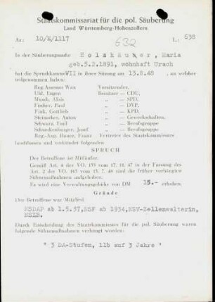 Holzhäuer, Maria