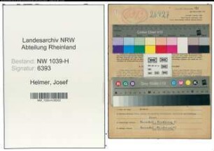 Entnazifizierung Josef Helmer , geb. 29.07.1894 (Maurer)