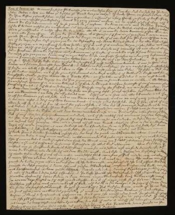 Brief von Karl Andreae an Amalie Hassenpflug