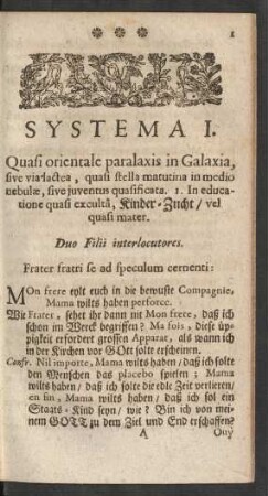 Systema I.