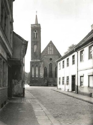 Cottbus. Franziskaner-Klosterkirche (Wendische Kirche, A. 14. Jh., A. 16. Jh.). Ansicht von Osten