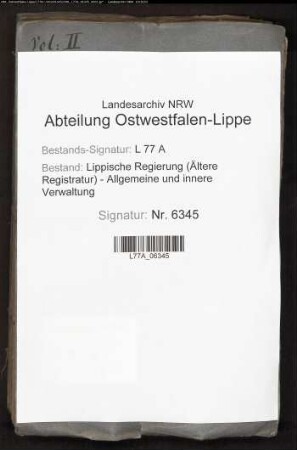 Ausbildung der Schmiede als Tierärzte sowie Anstellung der Tierärzte, Bd. 2