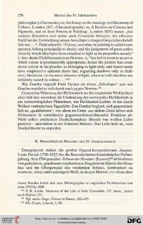 B. Französische Malerei des 19. Jahrhunderts