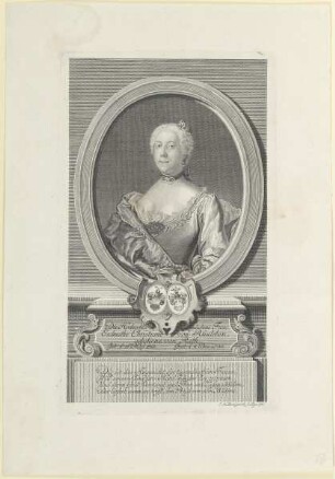 Bildnis der Erdmuthe Christiane von Rüxleben