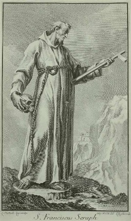S. Franciscus Seraph. (nach einer Statue der Hofkirche)