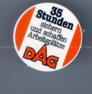 DAG (Deutsche Angestellten Gewerkschaft), 35-Stunden-Woche