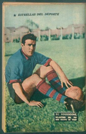 De Bourgoing, delantero del primer equipo de Tigre - [Fotografía] : Estrellas del deporte