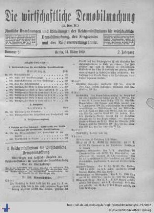 Nr. 61, 14. März 1919