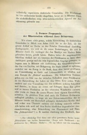 3. Fernere Propaganda der Münsterschen während ihter Belagerung