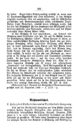 Nichtamtliches