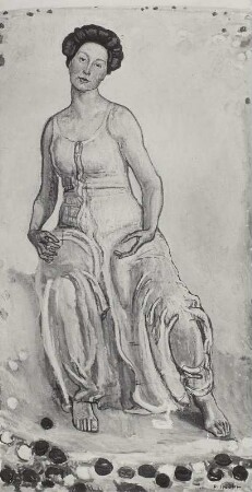 Ferdinand Hodler (1853-1918). Sitzende weibliche Figur