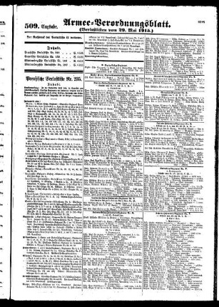 509.Ausgabe. Samstag, 29. Mai 1915