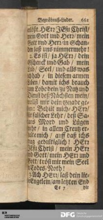 [Fortsetzung:] Siebender Haupt-Titul/ handlend Vom Tod und Sterben und andern letzten Dingen.