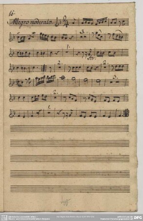 15. Allegro moderato, F-Dur