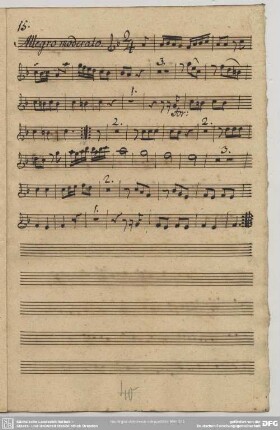 15. Allegro moderato, F-Dur