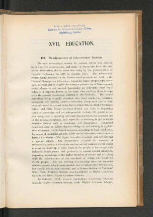 142. Readjustment of Educational System.