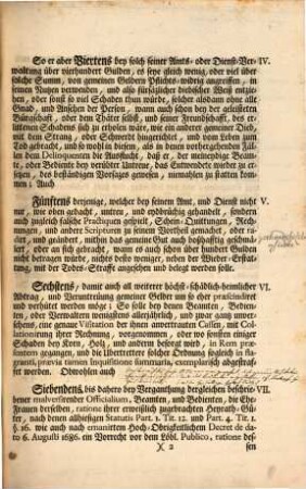 Erläutertes Gesaz und Ordnung, Die Bestraffung treuloser Bedienten, und die weibliche Freyheit dererselben Ehe-Frauen betreffend