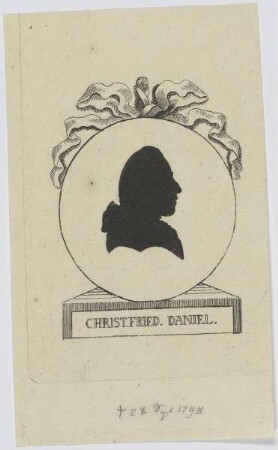 Bildnis des Christ. Fried. Daniel