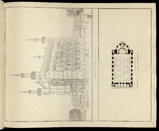 Abbildung 80. Kirche in der Oranienburger Vorstadt bei Berlin nach dem Entwurf N°III.