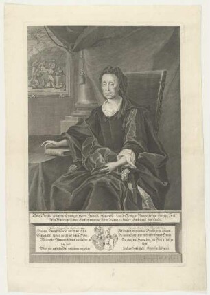 Bildnis der Anna Sibylla, gebohrne Henningin, Herrn Heinrich Wincklers Sen. Frau Wittib
