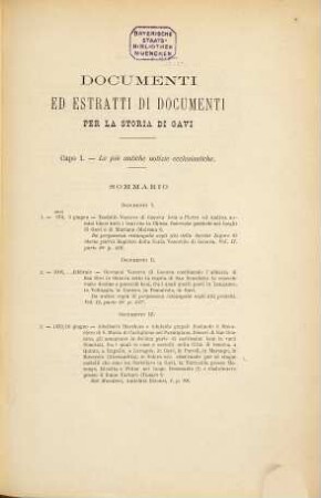 Documenti ed estratti di documenti per la storia di Gavi